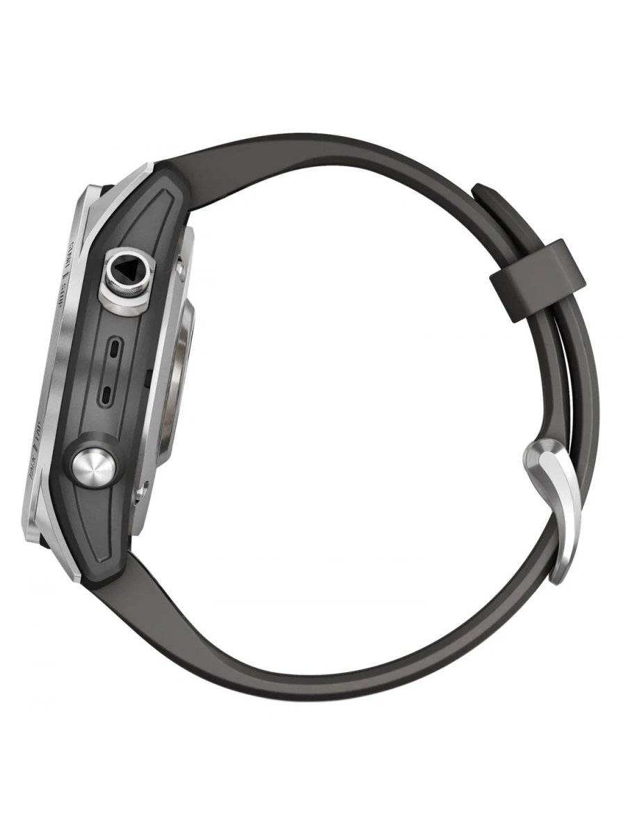 Смарт-годинник Garmin Fenix 7S Silver with Graphite Band (010-02539-00/01)